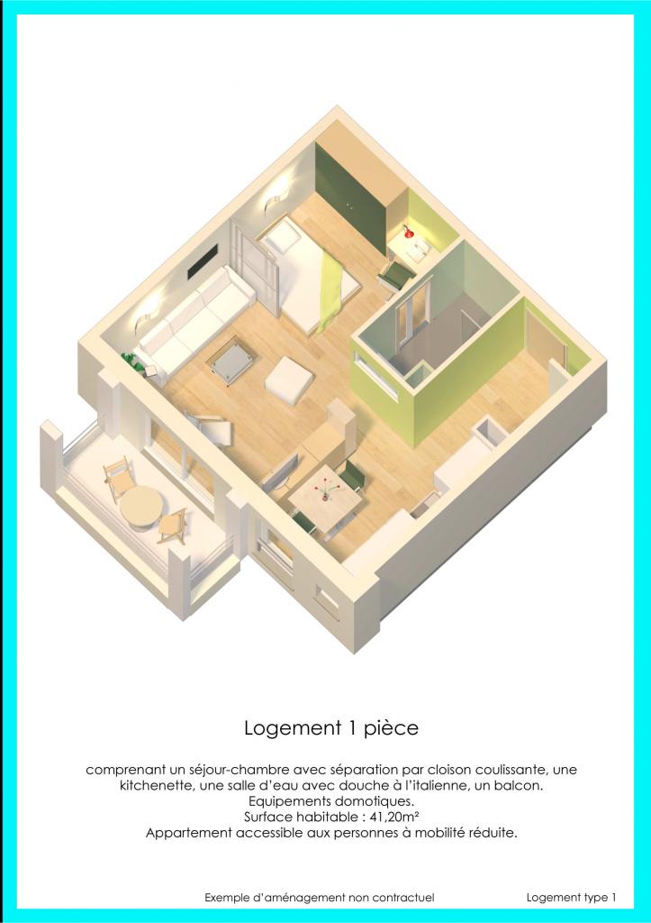 BouxwillerLogementType1Vue3D