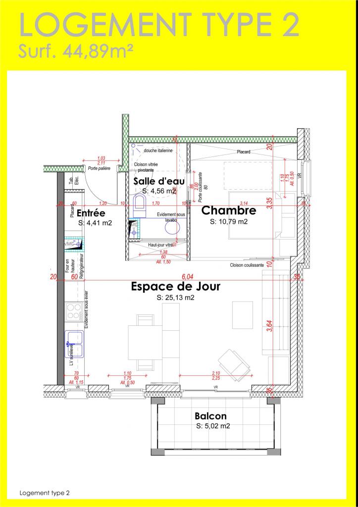 BouxwillerLogementType2Plan