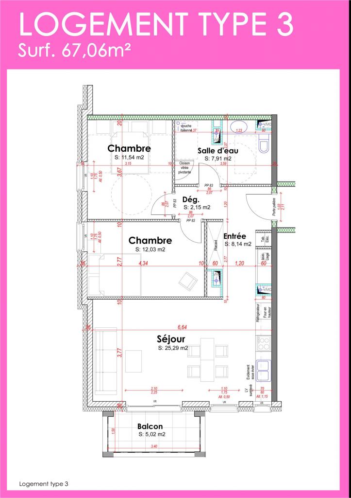 BouxwillerLogementType3Plan